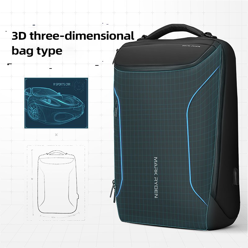Mark Ryden Backpack bag manufacturer men mochila de viaje Laptop Backpacks anti-theft customizable laptop bags MR9031Y_SJ