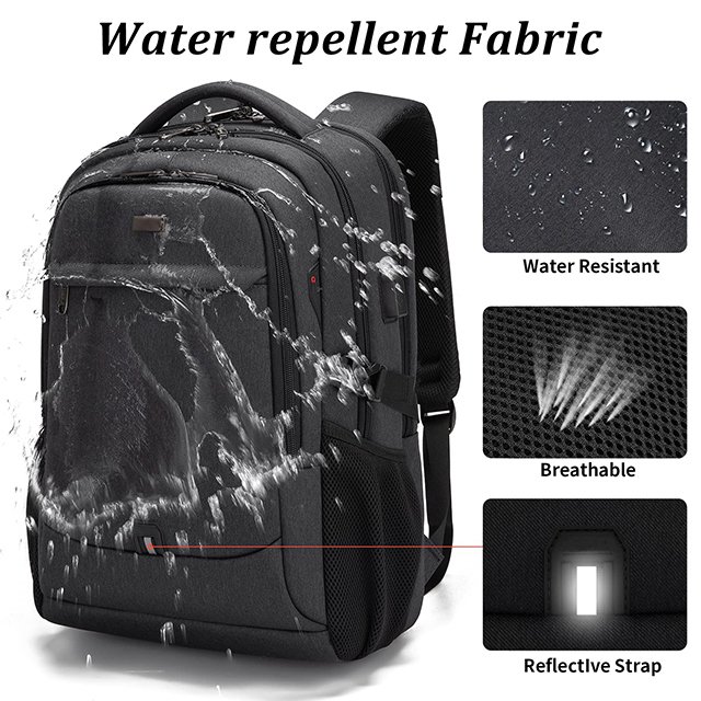 BSCI Custom Business Travel Backpack Carry On Anti Theft Slim Durable Waterproof Usb Business Laptop Backpack