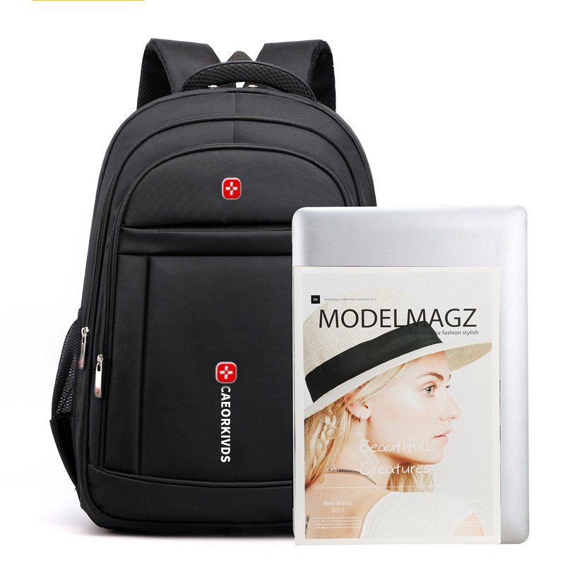 Laptop Business Travel Shoulder Bag Polyester Backpack School Men College with laptop Usb Bags Backpack