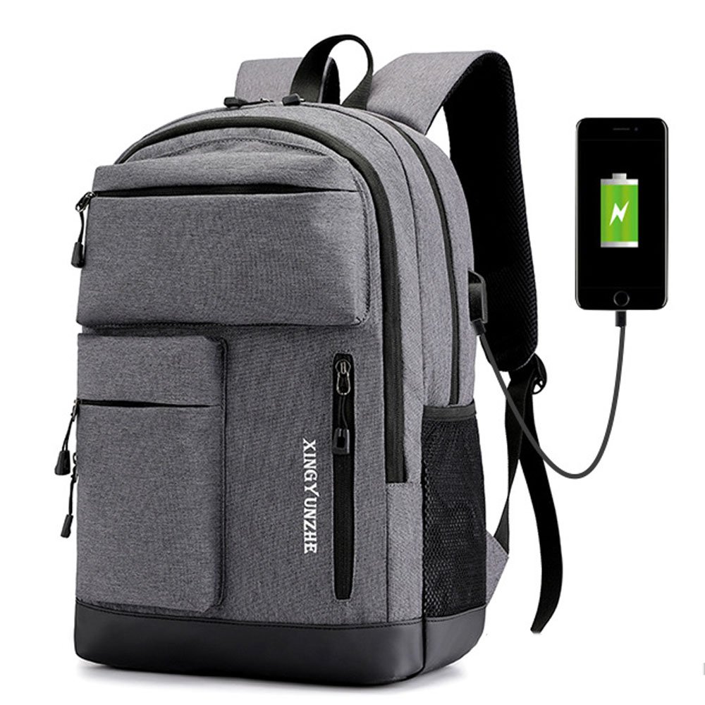 Waterproof Wholesale Fashion School backpack Men Multi function Laptop backpack bag for student