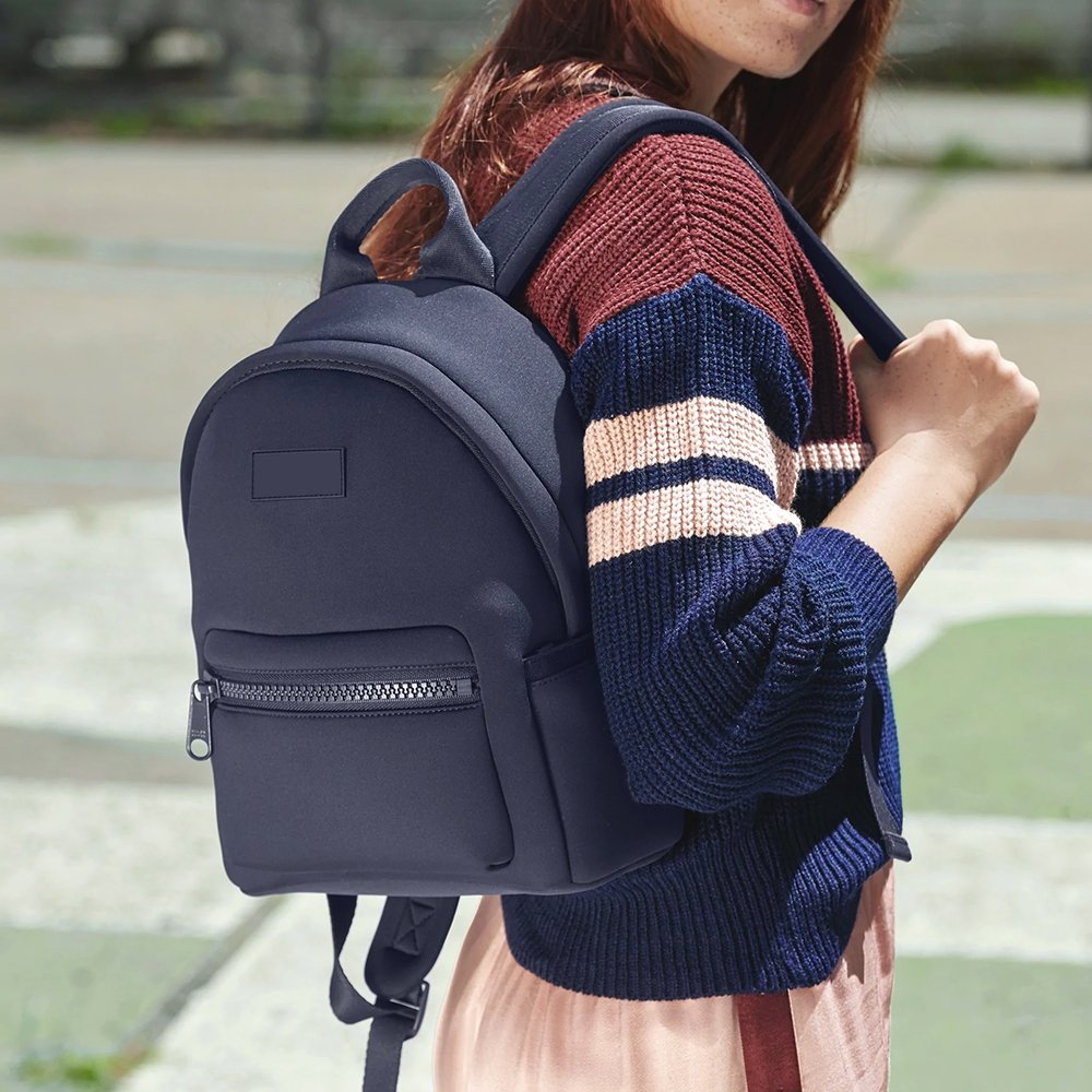 Custom High Quality Unique Neoprene Basic Day Pack Comfortable Soft Daily Commuting Laptop Backpack Teens School Bags