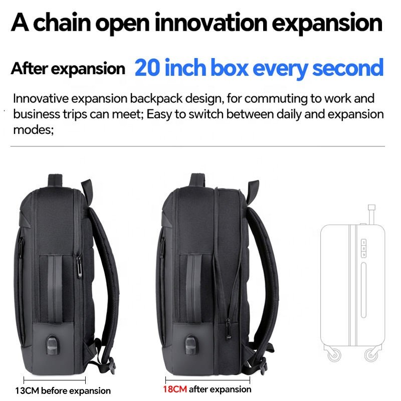 Customized Logo Large Capacity Back Pack Student College School Bags Anti-Theft Waterproof Men Laptop Backpack