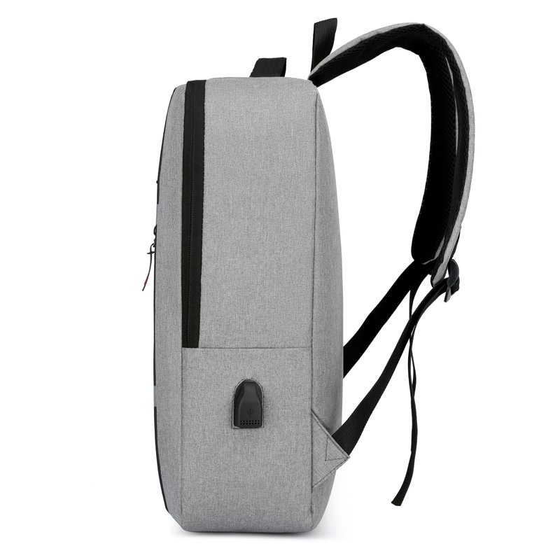 Unisex Custom Logo Anti-Theft Oxford Laptop Backpack Waterproof with USB Zipper Closure Strap Carrying System for Business Use