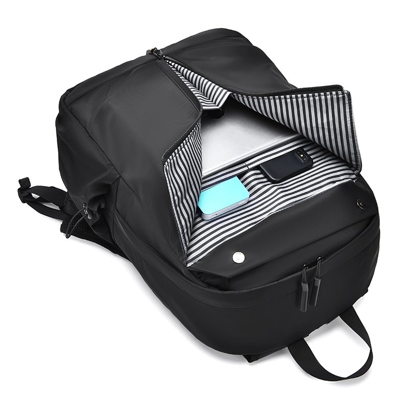 Factory Wholesale promotion School Office Computer Bag Waterproof PU Leather Large Capacity Business Casual Laptop Backpack
