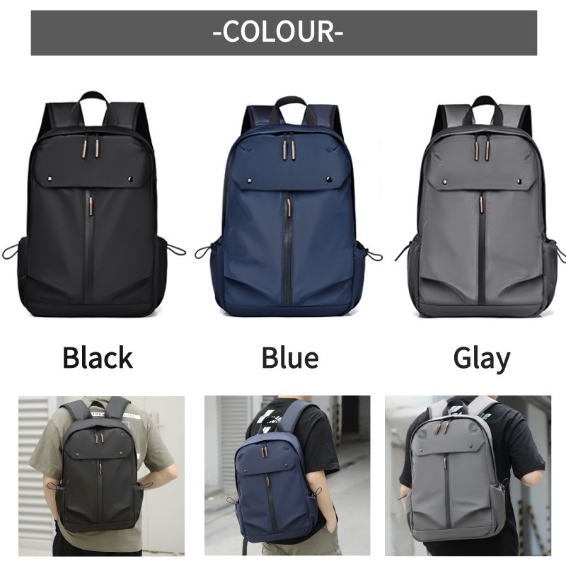 Factory Wholesale promotion School Office Computer Bag Waterproof PU Leather Large Capacity Business Casual Laptop Backpack