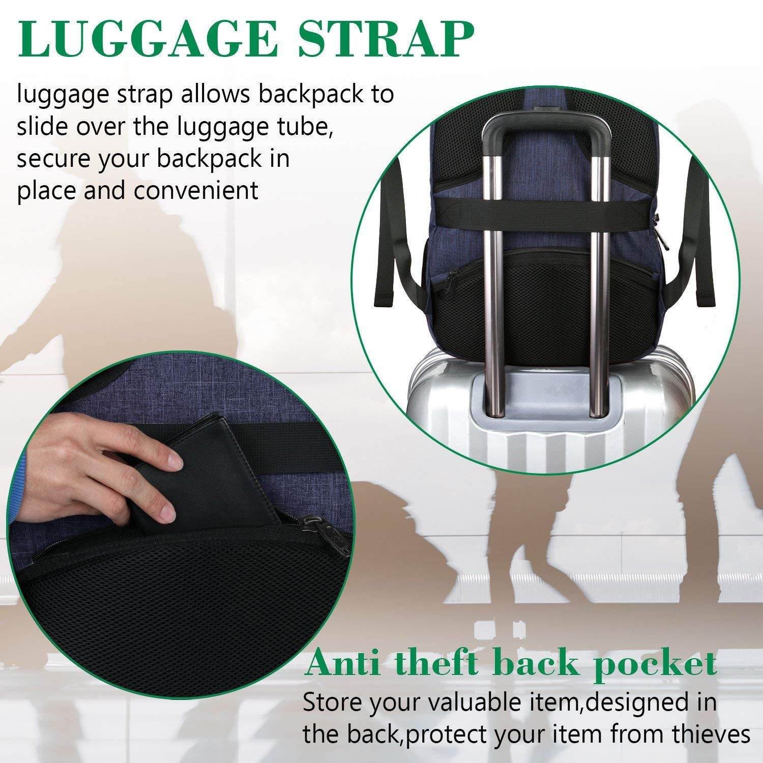 Good quality school backpacks university smart laptop bag new student bag waterproof business laptop back pack with usb port