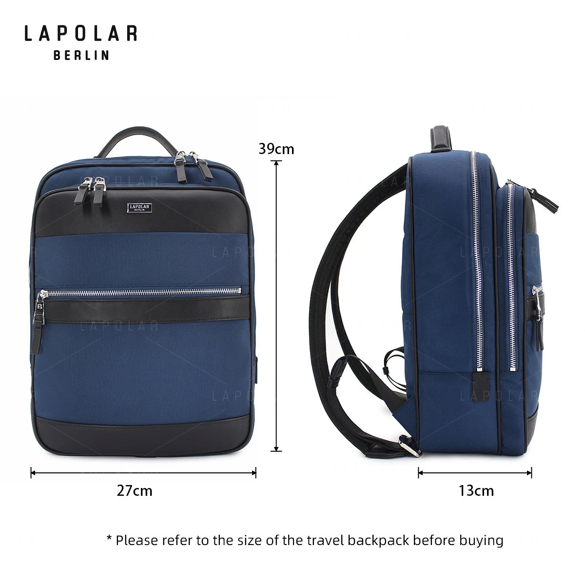 LAPOLAR Factory wholesale new hot sell design fashion custom waterproof travel men backpack bag casual sports laptop backpacks