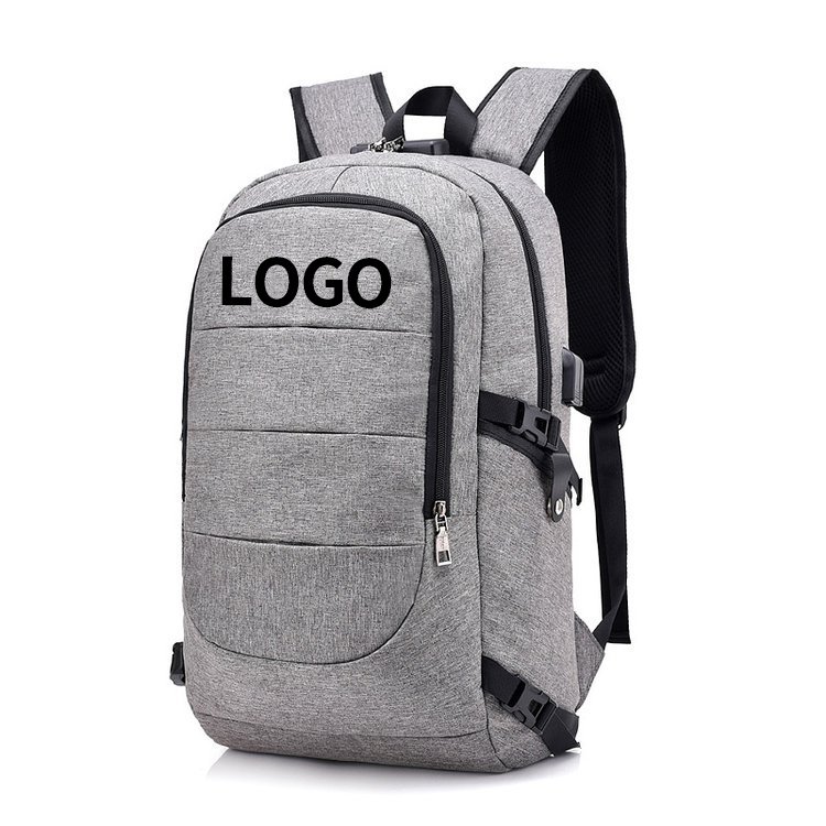custom logo outdoor computer business bag large capacity fashion office laptop backpack with notebook interlayer backpack