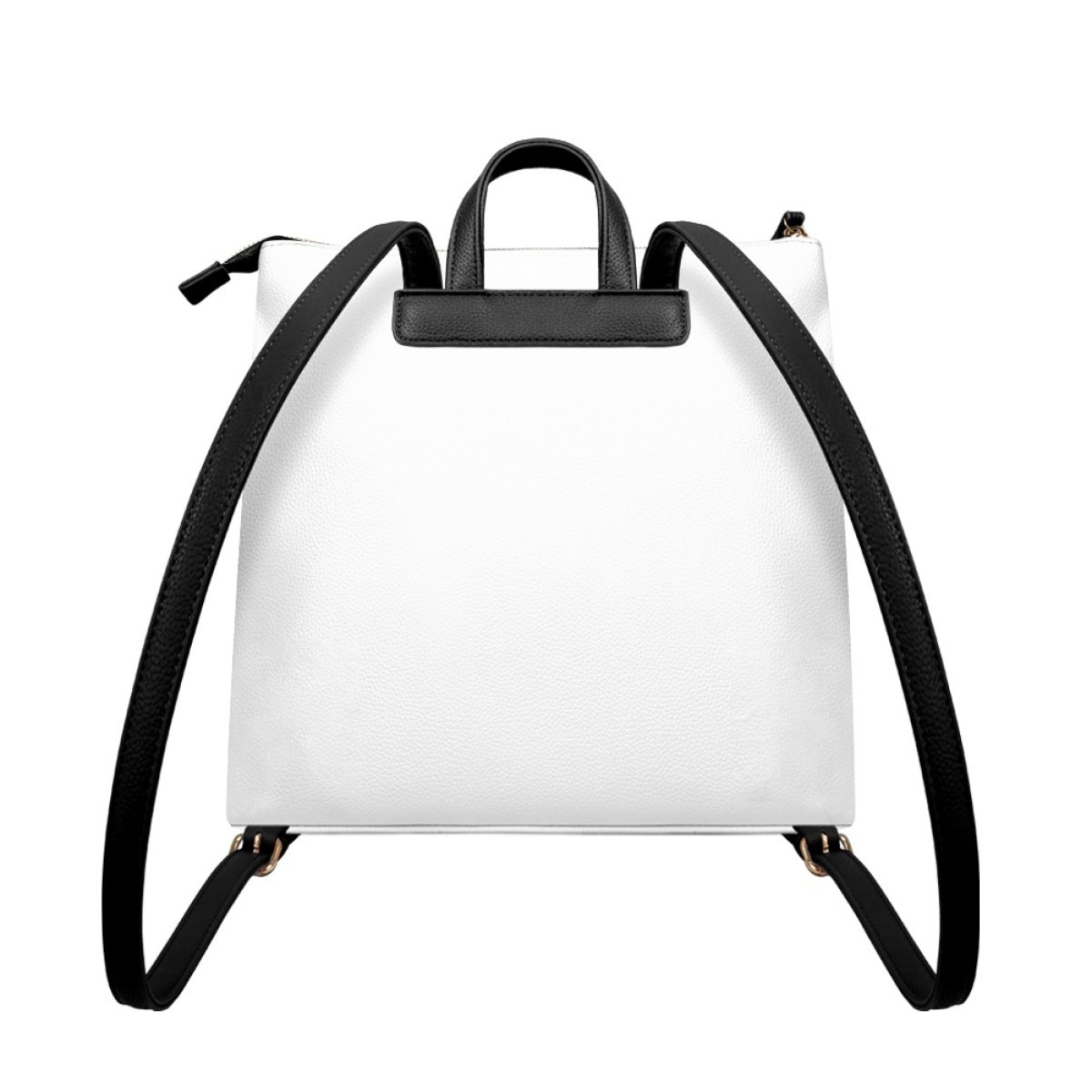 Women's Casual Shoulder Bag Business Laptop Backpack Outdoor PU Leather Present For Mother Waterproof Custom Print On Demand