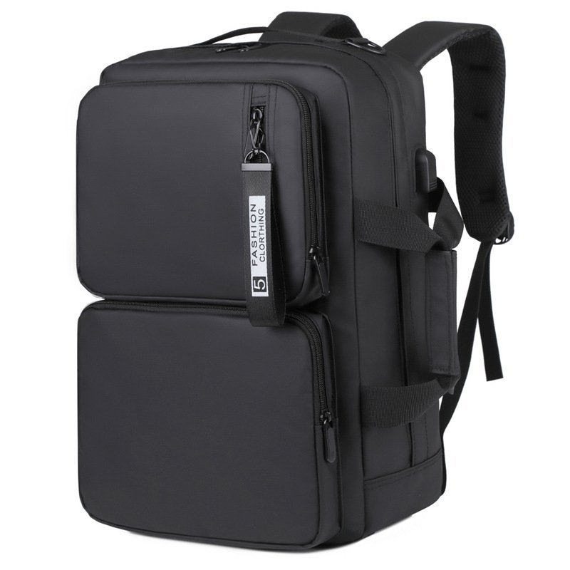 Wholesale Custom Logo Shoulder Laptop Backpack Large Capacity Multi functional Business Travel Backpack Men Casual Schoolbag