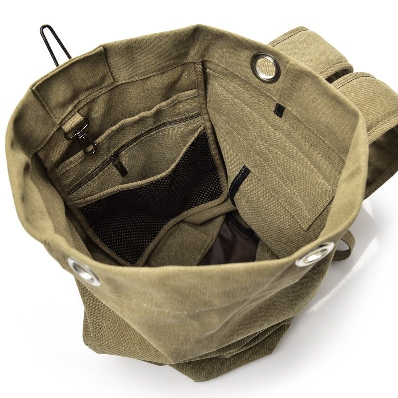 Trends 2024 customized large capacity canvas outdoor travel sports tote shoulder backpack bag