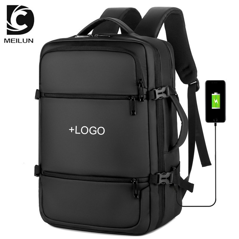 High quality custom men business laptop back pack usb travel computer backpack 15.6 inch