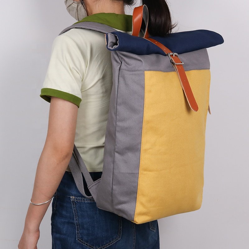 CHANGRONG Custom Commuting Traveling Messenger Laptop Backpack Roll top Outdoor Daypack