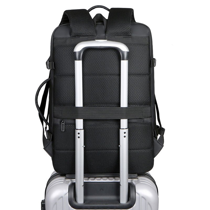 2023 Business Wholesale Large Capacity Travel Bag Laptop Backpack Custom Smart Waterproof for Men Polyester Fashion Unisex 2pcs