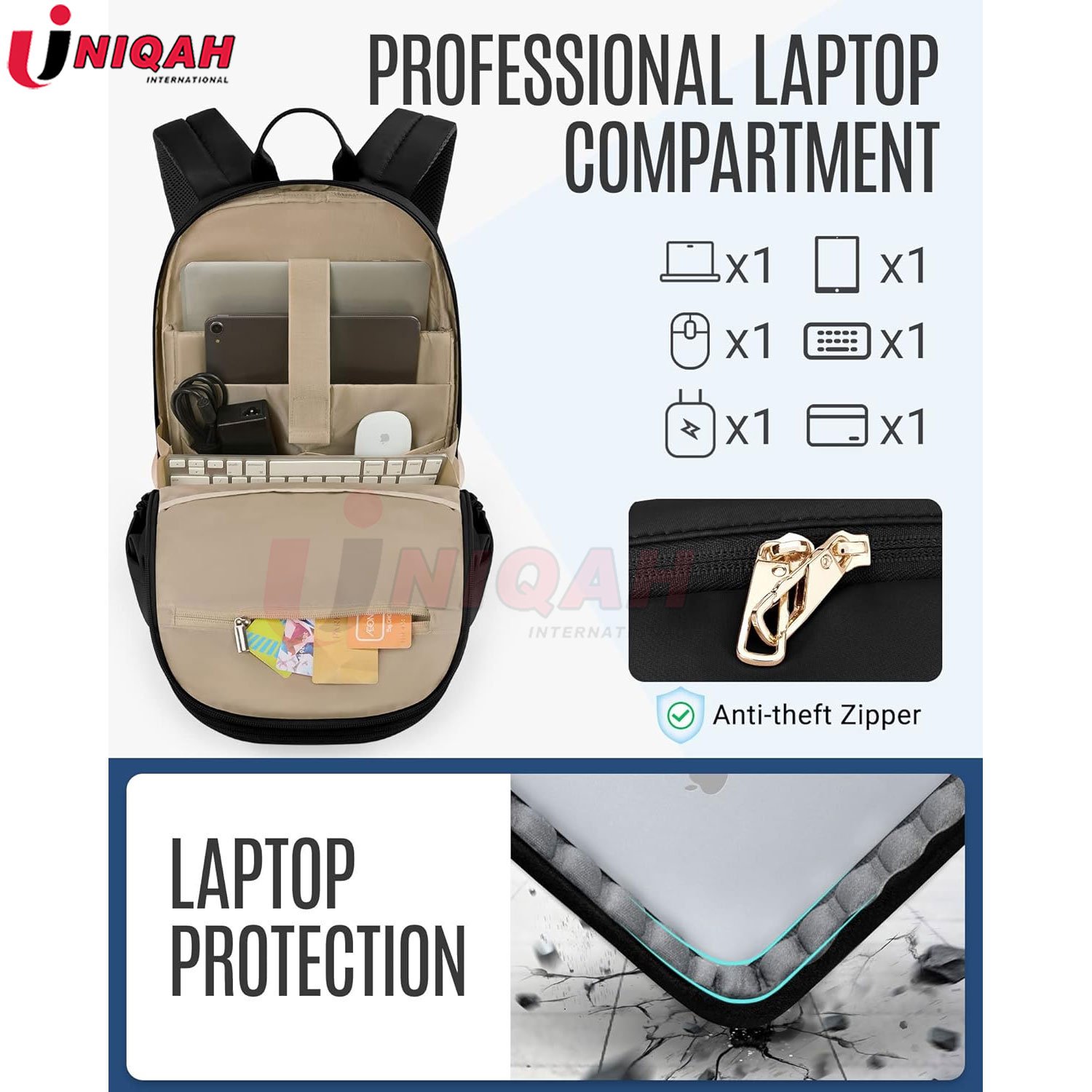 Travel Backpack Women 15.6 Inch Anti Theft Laptop Backpack Hole Water Resistant College Bookbag Factory Price