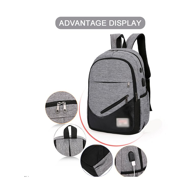 Fashion Design Waterproof Oxford Business Travel Laptop Backpack Student School Bag Set