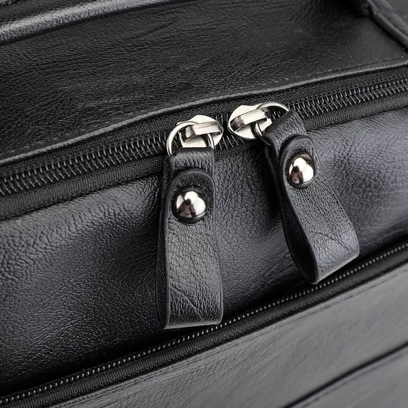 Hot Selling Business Waterproof 15.6 Inch Laptop Backpack Slim Smart USB PU Leather Bags For Men