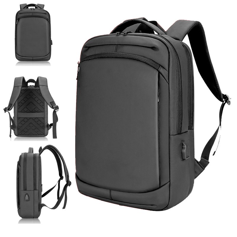 OMASKA business large capacity Customized multifunctional zipper men usb business laptop backpack bag