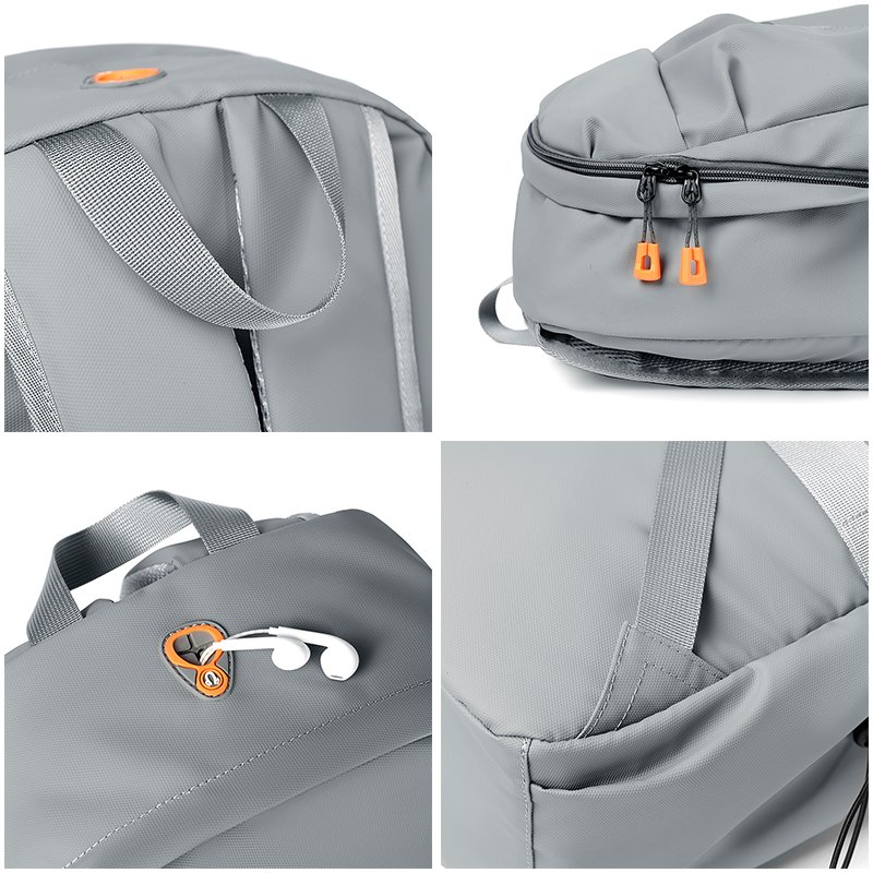 2023 Men's backpacks men college laptop bag with usb charging interface custom logo knapsack rucksack