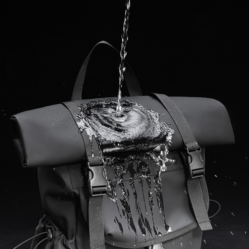 Low MOQ Custom Large Capacity Extensions Rolltop student Computer school bag Outdoor Waterproof Business Travel Laptop Backpack