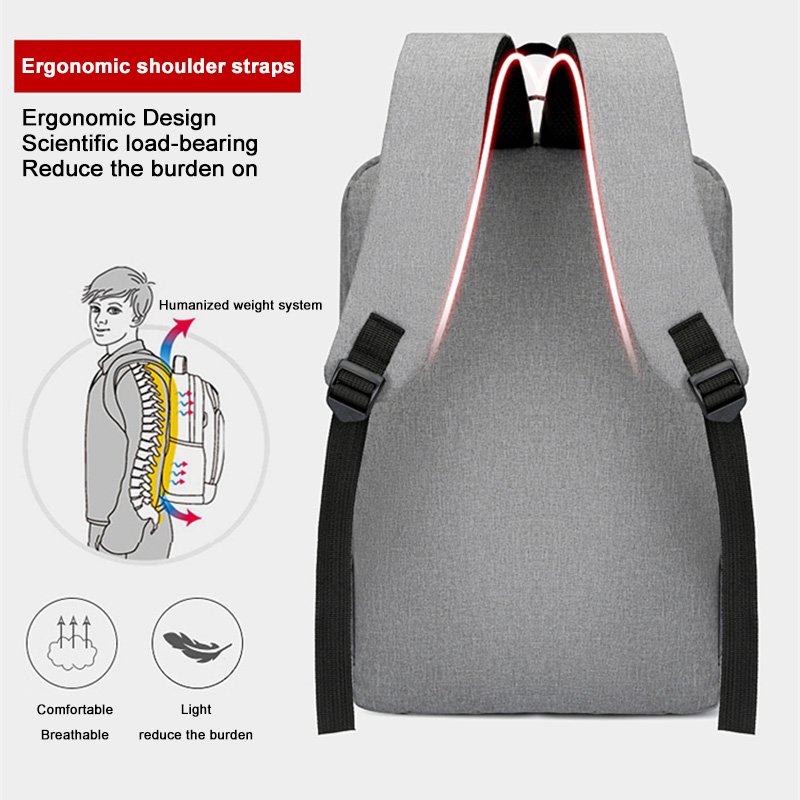 Wholesale promotional new fashion business women's school bags computer USB 15.6 inch travel man laptop backpacks