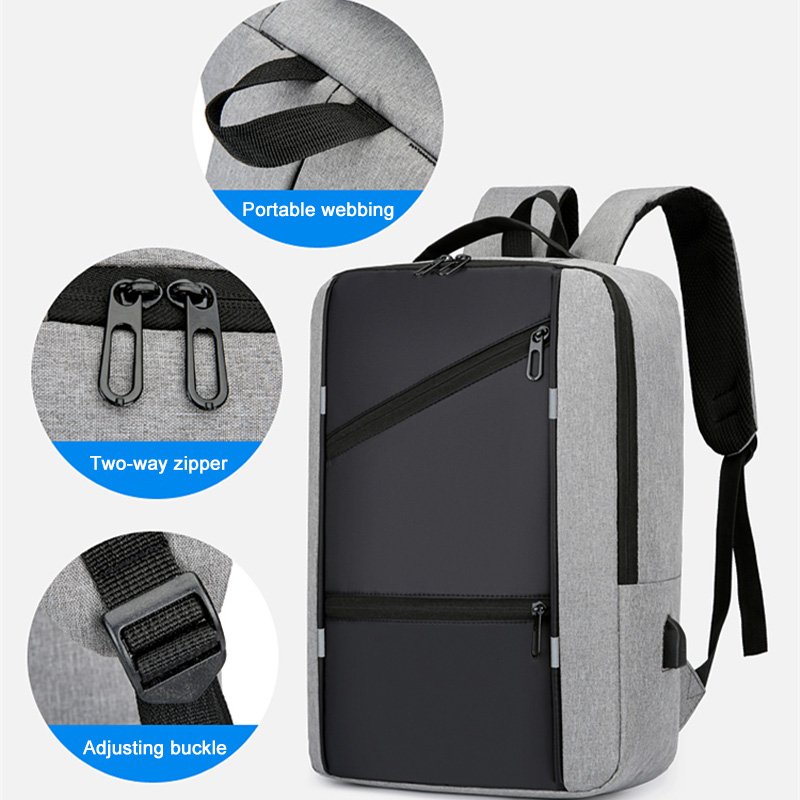 Wholesale promotional new fashion business women's school bags computer USB 15.6 inch travel man laptop backpacks