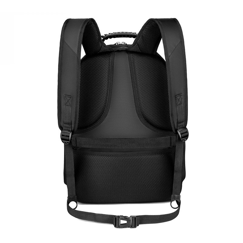 High Quality Mens Waterproof Travel 1680D Nylon Large Capacity 17 Inch 3 Compartment Business Laptop Bag Backpack With USB Port