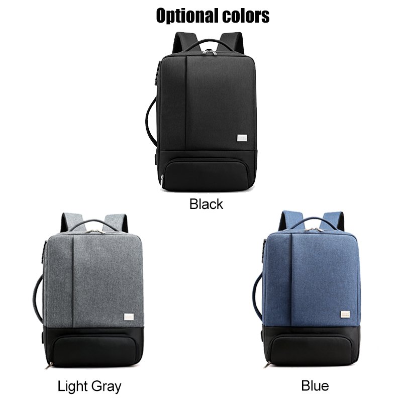 Anti-theft Laptop Travel Backpacks shoes compartment bagpack USB charging Travel Smart Waterproof Laptop Backpacks Bag