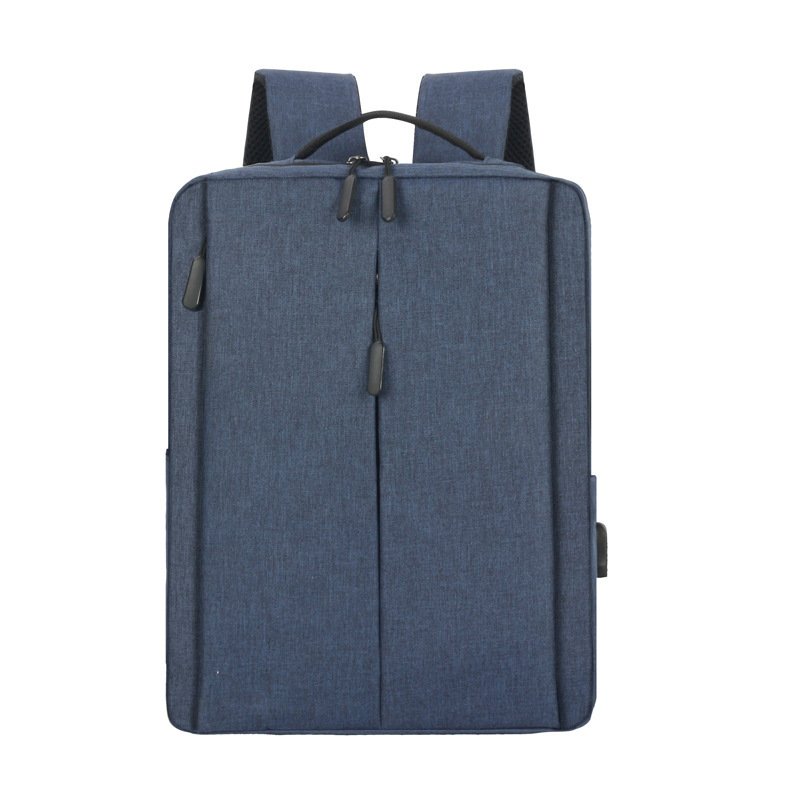 Custom Logo Multifunctional Simple Business Style Travel bag Waterproof Oxford Leisure Computer Laptop Backpack Bag With USB