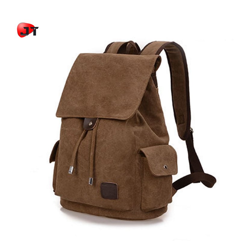 Smart Laptop Backpack Outdoor Hiking and Camping School Backpack Hot Selling Men's Casual for Teens Canvas Polyester Male Plain