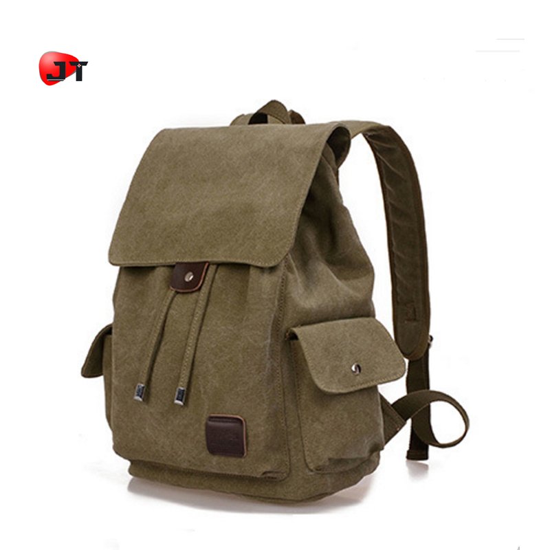 Smart Laptop Backpack Outdoor Hiking and Camping School Backpack Hot Selling Men's Casual for Teens Canvas Polyester Male Plain