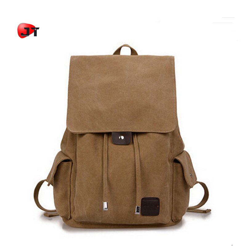 Smart Laptop Backpack Outdoor Hiking and Camping School Backpack Hot Selling Men's Casual for Teens Canvas Polyester Male Plain