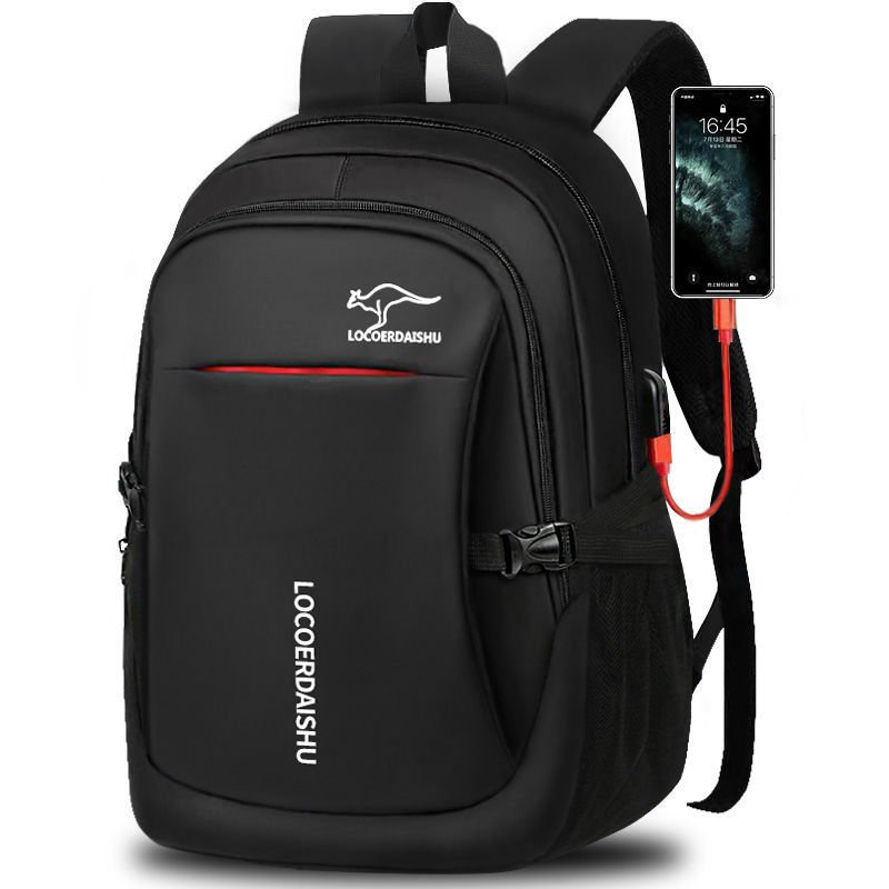 Backpack Male junior high school student Male backpack Trend Korean version college student computer Men's Backpacks