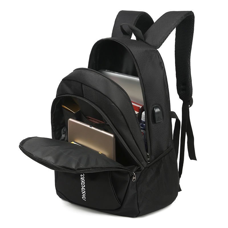 Backpack Male junior high school student Male backpack Trend Korean version college student computer Men's Backpacks