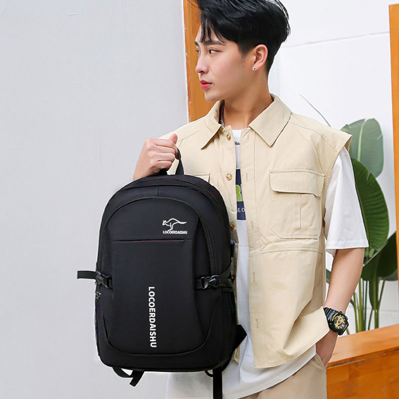 Backpack Male junior high school student Male backpack Trend Korean version college student computer Men's Backpacks