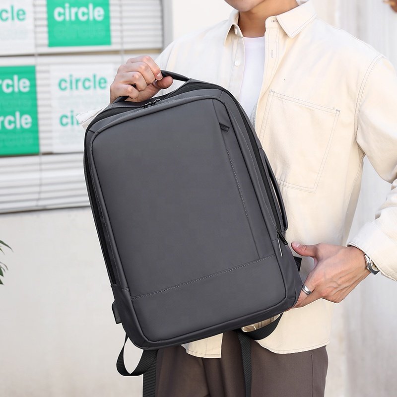 Laptop Backpack 15.6 inch Office Work Men Backpack Business Bag Unisex Black Multifunction Travel Backpack