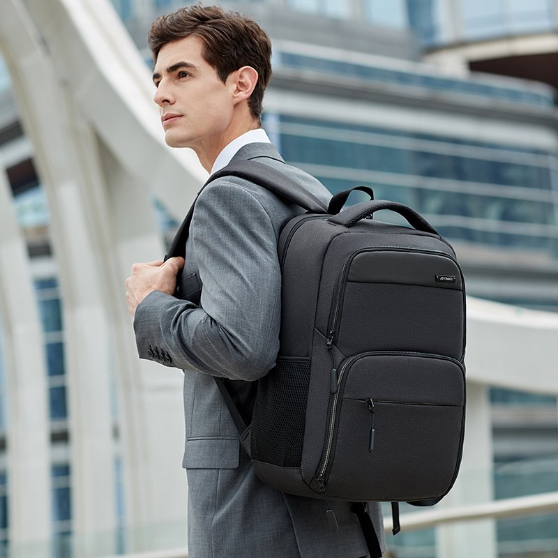 Mochila Men 18 inch Travel Business Laptop Backpack External USB Backpack Multi-function Waterproof Large Capacity Rucksack