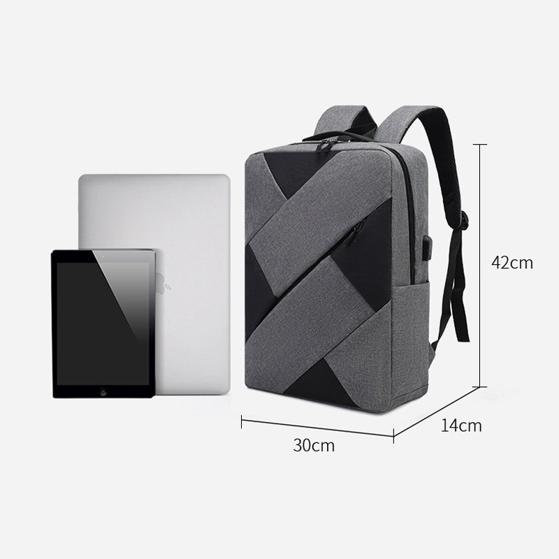 New design fashion multifunctional usb charging 3pcs school backpack set 3 in1 book bags for high school Men 3pcs backpack set