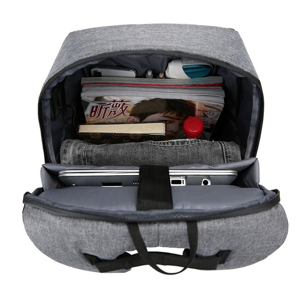Ready to Ship New Style Factory Direct Unisex USB Charging Laptop Backpack Solid Waterproof Outdoor Leisure School Backpack