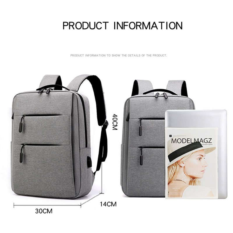 New hot sale USB business laptop backpack simple business casual backpack gift for 15.6 inch backpack laptop waterproof