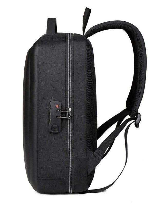 Waterproof Hard Shell Customized Logo Large Capacity Business Backpacks For Men Multifunctional Laptop Bag with USB