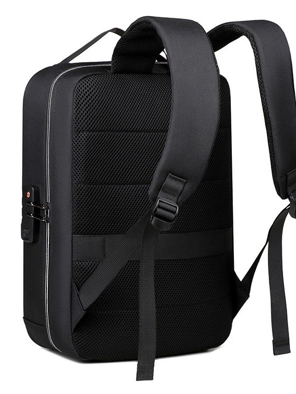 Waterproof Hard Shell Customized Logo Large Capacity Business Backpacks For Men Multifunctional Laptop Bag with USB