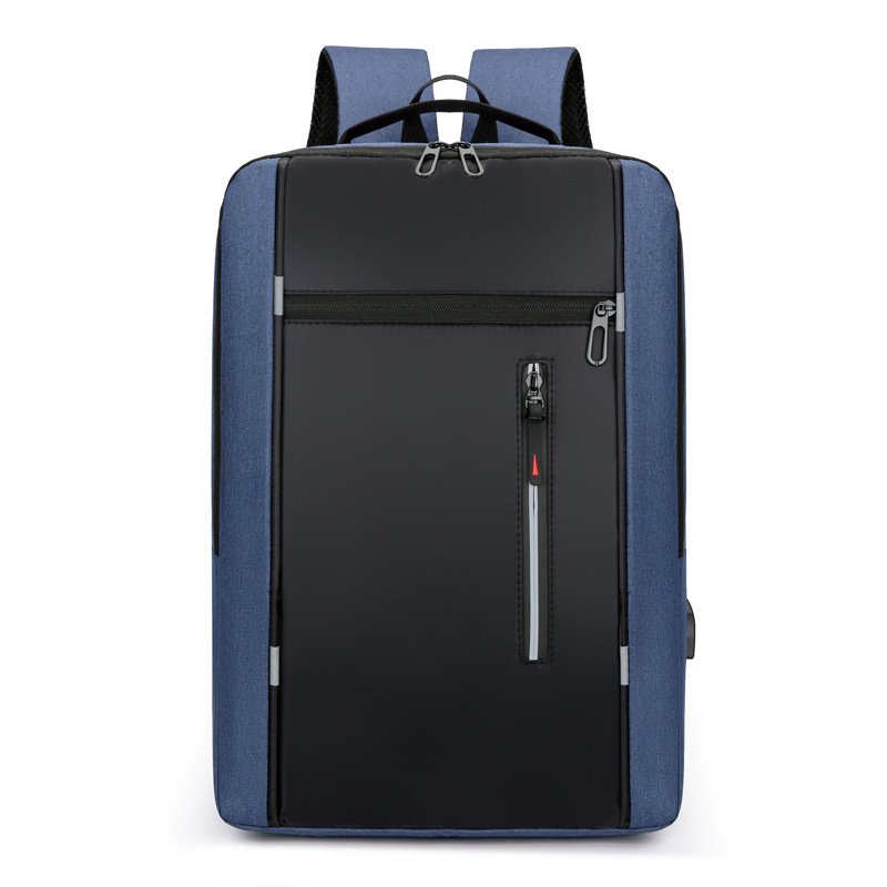 GOWELL High Quality Print Logo Men College Anti Theft Water Resistant Travel Luxury Usb Bagpack Laptop Back Bag Pack