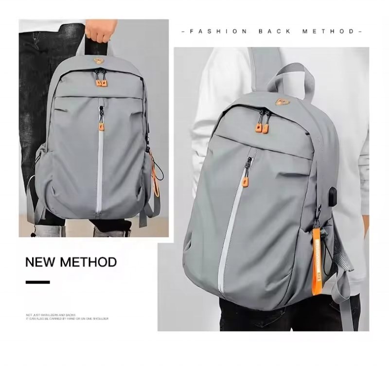 New Style Fashion Laptop Backpack with USB Business Computer Shoulder Bag Leisure Men mochilas College Student School Bag