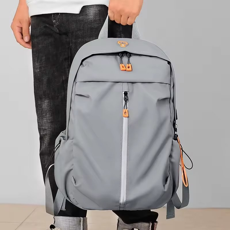 10Pcs Custom Logo Waterproof Computer Bag Laptop Backpack Business Travel Hiking Backpack with USB Laptop backpacks