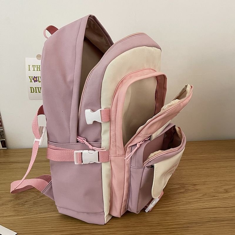 Custom Bts Woman Backpack College Mochila Escolare Fashion Student Schoolbag School Bag for Girl Daily School Life 1pc/poly Bag