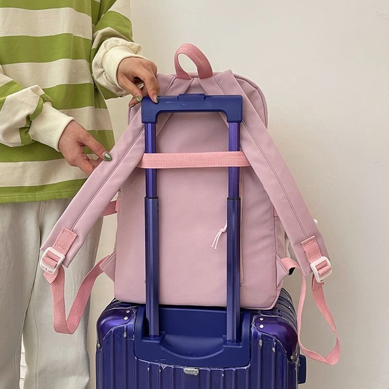 Custom Bts Woman Backpack College Mochila Escolare Fashion Student Schoolbag School Bag for Girl Daily School Life 1pc/poly Bag