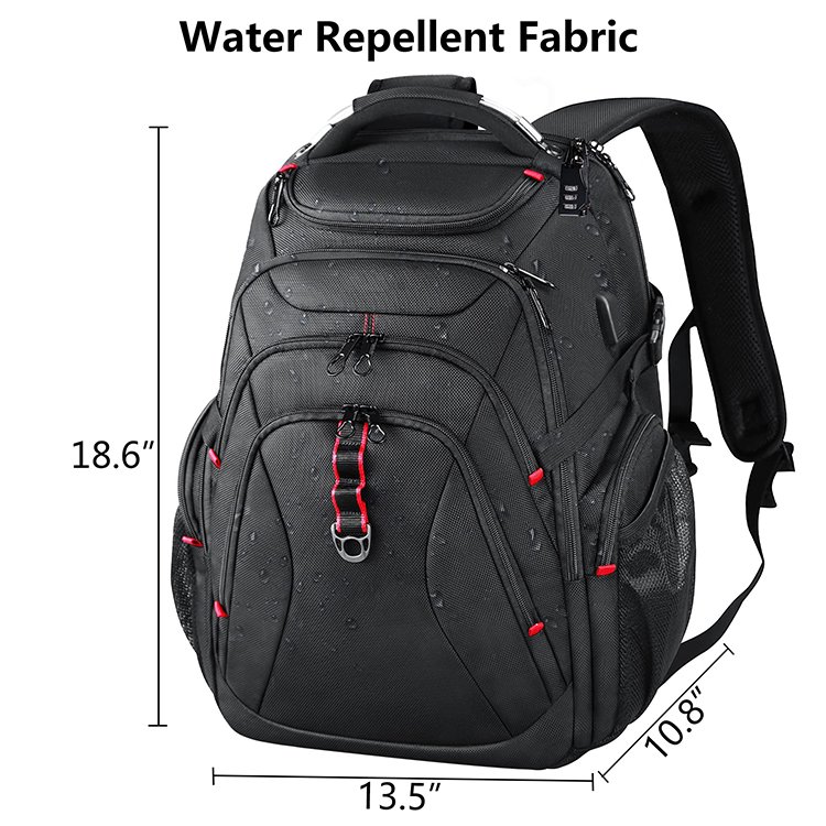Customizable 20 inch fashion waterproof laptop backpack women men travel school laptop backpack