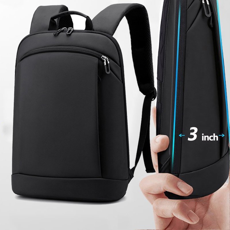 Lightweight Thin Laptop Backpack Men Bag 15.6 Inch Office Work Computer Waterproof Bag Unisex Outside oxford Laptop Backpack