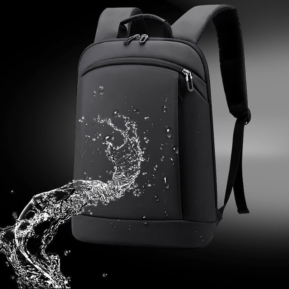 Lightweight Thin Laptop Backpack Men Bag 15.6 Inch Office Work Computer Waterproof Bag Unisex Outside oxford Laptop Backpack